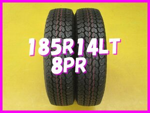 ◆送料無料 A1s◆　未使用　185R14　LT　8PR　ブリヂストン　DESERTDUELER　夏２本　※2020年製