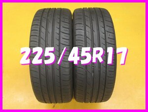 ◆送料無料 A1s◆　225/45R17　94W　ファルケン　ZIEX ZE914　夏２本　※2021年製