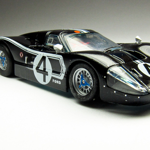 HOスロットカー 新品！AFX メガG＋ 1967 フォード GT40 Mk IV No.4 ル・マン クリアコレクター ショートホイールベース TYCO コースでも！の画像5