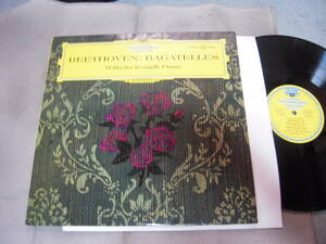 【独盤LP】「BEETHOVEN BAGATELLES/Kempff」DGG