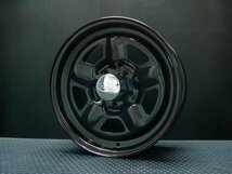 スター 16インチ タイヤホイールセット 4本 TSW STAR ブラック 16X7J+35 5穴114.3 GOODYEAR ナスカー 215/65R16C_画像4