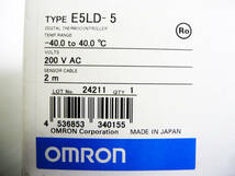 ●未使用 4個セット！ オムロン　OMRON　デジタルサーモ　 E5LD-5　温度範囲 -40.0~40.0℃　 AC200V 温度計　温度調節器（デジタル調節計）_画像4