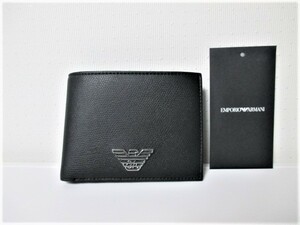 ☆EMPORIO ARMANI エンポリオアルマーニ 小銭入れ付き 折り財布 財布/メンズ☆新品