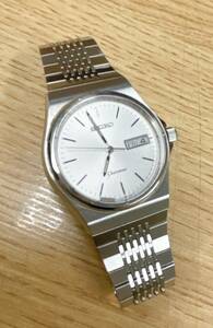 【SEIKO Chronos セイコー クロノス 5H23-7D20 紳士メンズ男性腕時計】デイデイト シルバー クォーツ/T63-054