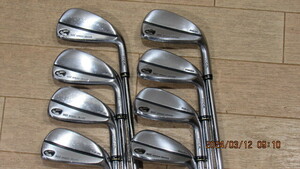 PRGR プロギア 905 SPEED IRONS アイアン 3456789P 8本セット 純正スチールシャフト M-４０ 中古