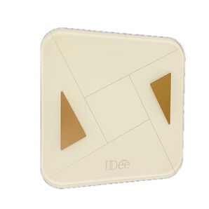 健康 ダイエット IDeeスマート体組成計 体内脂肪 白 未使用品 スマホ連動 取説単4電池付 1.46kg シャープなデザイン