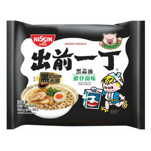 香港直送品 / 今話題の香港の出前一丁 インスタントラーメン《黒にんにくとんこつ味》香港限定◆100g x 8袋セット