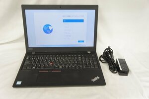 [中古品・送料無料・1円スタート] Lenovo ThinkPad L580 20LXS59C00 (Core i5-8250U/8GB/256GB/15.6インチ/Win11Pro) ②