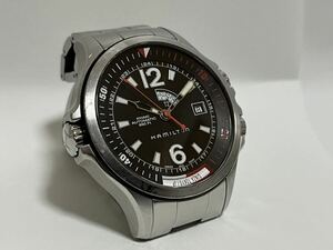 ハミルトン　カーキ　GMT オートマチック　H775550 200m防水