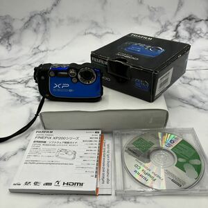 $【売り切り】FUJIFILM富士フィルム FinePix ファインピクス XP200 コンパクトデジタルカメラ 防水 16メガピクセル 5Xワイドズーム 現状品