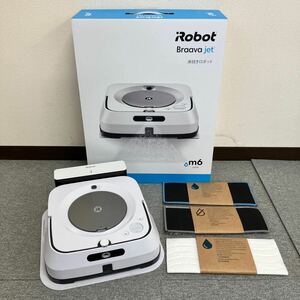 ♪【売り切り】iRobot アイロボット Braava ブラーバ 床拭きロボット m6138 RMA-Y1 動作確認済み 箱付属 パッド3枚付属 生活家電