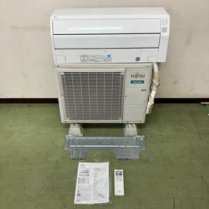 $【売り切り】FUJITSU 富士通nocriaルームエアコン 室内機AS-C28G-W 室外機 AO-C28G 10畳用 取り扱い説明書付属 リモコン付属 動作確認済み