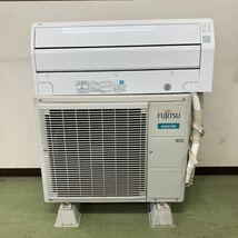 $【売り切り】FUJITSU 富士通nocriaルームエアコン 室内機AS-C28G-W 室外機 AO-C28G 10畳用 取り扱い説明書付属 リモコン付属 動作確認済み_画像2