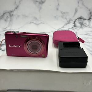 ♪【売り切り】Panasonic パナソニック LUMIX ルミックス DMC-FH7 コンパクトデジタルカメラ 1:3.1-6.5/5.0-20.0 ASPH ピンク 現状品