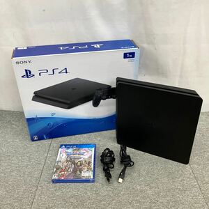 ◆【売り切り】美品！SONY ソニー Play Station4 プレステーション4 CUH-2000B ジェットブラック 箱付属 未開封ソフト付属 動作確認済み 