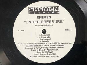 激レア!!【Skemen - Under Pressure】 　アングラ名盤 ドープ UNDERGROUND マイナー WU-TANG DJ KOCO KIYO SEIJI MURO SHIGE S-KY