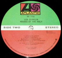 LED ZEPPELIN Houses of The Holy カナダ盤LP_画像6