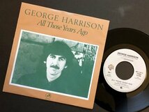 GEORGE HARRISON All Those Years Ago ベルギー／オランダ盤シングル ☆_画像1
