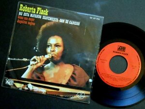 ROBERTA FLACK やさしく歌って メキシコ盤33回転３曲入りEP Atlantic ★