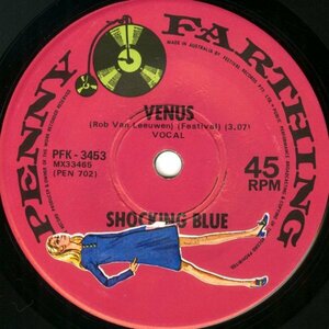 THE SHOCKING BLUE Venus オーストラリア盤シングル Penny Farthing ★