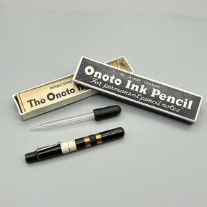 オノト Ink Pencil / ONOTO DE LA RUE LONDON ガラススポイト付き 箱入り 未使用？ ENGLAND