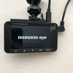 C1126 MIRUMO eye ドライブレコーダー DRC-32SDT 前後2カメラ 日本電機サービス JES ドラレコ 