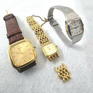 〇SEIKO/セイコードルチェ 5E61-5A10 稼働品：セイコー 1F21-5F30 不動：セイコー 4720-3001 不動 3本まとめて 中古品 自宅保管品〇