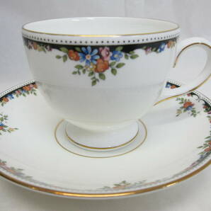 ☆WEDGWOOD/ウェッジウッド OSBORNE、オズボーン カップ＆ソーサー 2客セット 自宅展示品☆の画像3