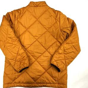 ♪patagonia パタゴニア キルトジャケット BOYS M 10サイズ アウトドアウェア 子供 オレンジ系 スポーツウエア 美品 現状品♪の画像2