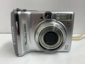 ♪美品 Canon キャノン PowerShot A560 PC1229 コンパクトデジタルカメラ パワーショット 5.8-23.2mm 1:2.6-5.5 簡易動作確認済 ジャンク♪