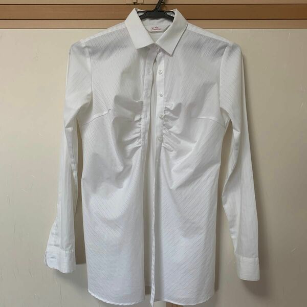 ホワイト 長袖Yシャツ サイズ7