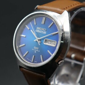 SEIKO 5ACTUS SS セイコーファイブアクタス 6106-8670 自動巻 23石 1974年 諏訪 日/英デイデイト 新品革ベルト アンティーク メンズ腕時計
