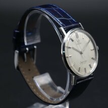 希少 OH済 OMEGA Seamaster DEVILLEオメガ シーマスター デビルWネーム 14750-SC-61 Cal.600 手巻き シーホース刻印 ワンピース メンズ_画像4