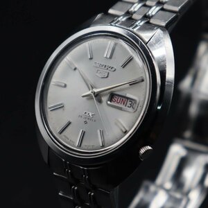 SEIKO 5 DX セイコーファイブ デラックス 6106-8010 自動巻き 25石 英デイデイト 1967年製 諏訪工場 純正ブレス アンティーク メンズ腕時計