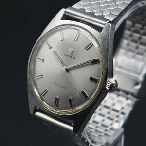 OMEGA Geneve オメガ ジュネーブ 手巻き Cal.601 Ref.135.041 シルバーカラー文字盤 1968-1970年頃 スイス製 アンティーク メンズ腕時計