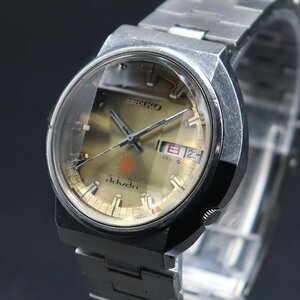 SEIKO advan セイコー アドバン 6106-7570 自動巻 25石 9面カットガラス ゴールドカラー文字盤 1972年 諏訪 デイデイト メンズ