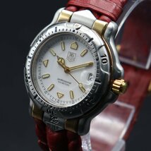 TAG HEUER タグホイヤー プロフェッショナル クォーツ WH1251-K1 200M コンビカラー デイト 純正革ベルト スイス ボーイズ/メンズ腕時計_画像1