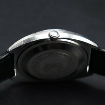 SEIKO LM セイコー ロードマチック 5606-7140 自動巻 23石 シルバー文字盤 1970年 諏訪 英/日デイデイト 新品革ベルト アンティーク メンズ_画像6