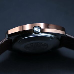 RADO BALBOA BREITHORN ラドー バルボア ブライトホルン 自動巻 超硬ケース 星型カットガラス 赤赤デイト 新品ベルト アンティーク メンズの画像6