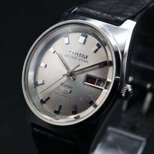 CITIZEN SEVEN STAR Deluxe シチズン セブンスター デラックス 23石 自動巻き 4-520246TA 1969年製 英デイデイト メンズ腕時計