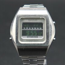 希少 復刻版 CASIO CASIOTRON カシオ カシオトロン TRN-110 クォーツ デジタル スクエアケース アンティーク メンズ腕時計_画像3