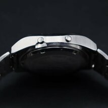 希少 復刻版 CASIO CASIOTRON カシオ カシオトロン TRN-110 クォーツ デジタル スクエアケース アンティーク メンズ腕時計_画像6
