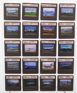 ■2000年前後 AIRLINE スライド 中国 20枚 AIRBUS/MD etc 35mm リバーサルフィルム HCLマウント ボジ 飛行機 民間機 Velvia/Provia/Kodachr