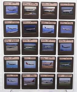 ■2000年前後 AIRLINE スライド 中国 20枚 BOEING etc 35mm リバーサルフィルム HCLマウント ボジ 飛行機 民間機 Velvia/Provia/Kodachrome