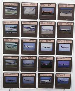■2000年前後 AIRLINE スライド 北米・南米 20枚 BOEING etc 35mm リバーサルフィルム HCLマウント ボジ 飛行機 民間機 Velvia/Provia/Kod