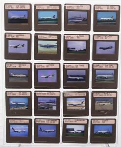 ■2000年前後 AIRLINE スライド 欧州 20枚 BOEING 35mm リバーサルフィルム HCLマウント ボジ 飛行機 民間機 Velvia/Provia/Kodachrome