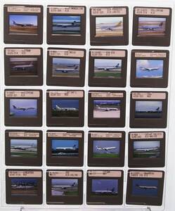■2000年前後 AIRLINE スライド アジア 20枚 AIRBUS/MD etc 35mm リバーサルフィルム HCLマウント ボジ 飛行機 民間機 Velvia/Provia/Kodac