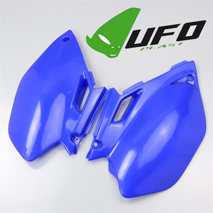 ◇展示品 YZ250F/450F '03-'05 UFO サイドパネル/カバー ブルー 検/カウル/外装 (UF-3862-089)