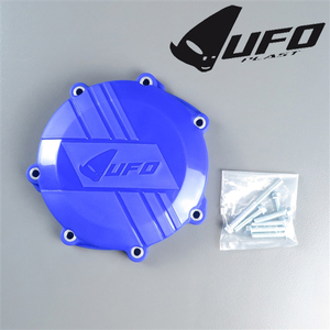 ◇YZ250F/'14-'18 WR250F/'15-'18 UFO クラッチカバープロテクター ブルー 展示品 (UF-2403)