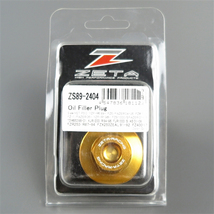 ◇ZETA オイルフィラープラグ/フィラーキャップ ゴールド M27 P3.0 展示品 YZF-R1等 (ZS89-2404)_画像3